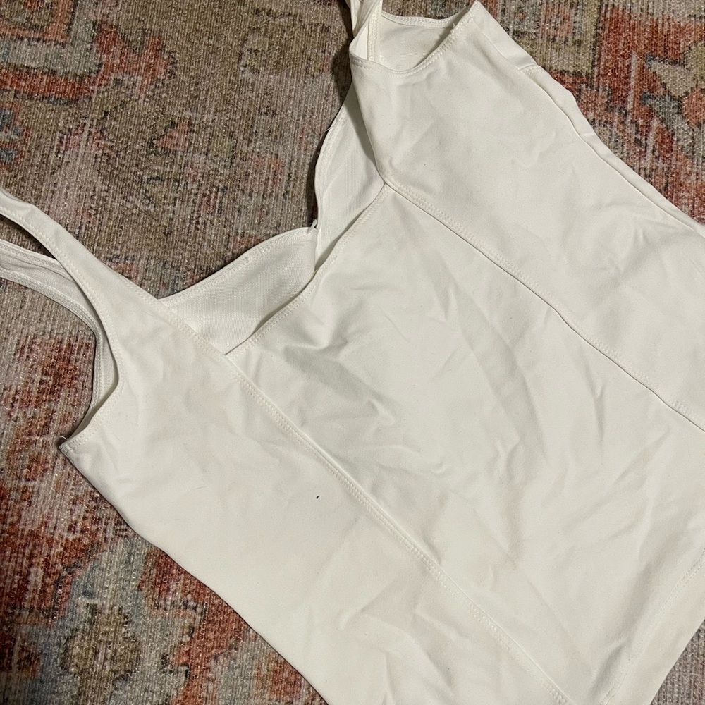 White Sleeveless Top - Picture 3 of 5